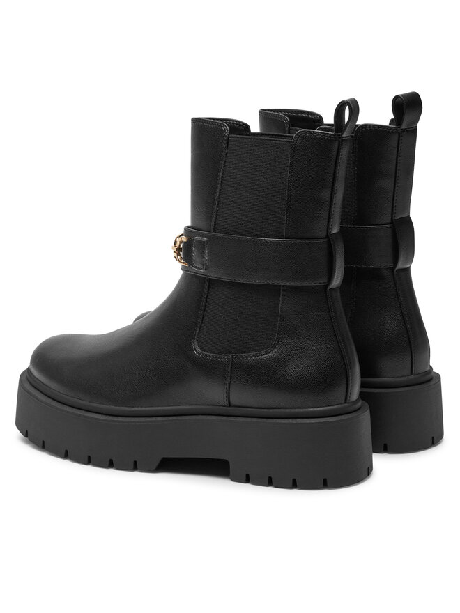 TWINSET Bokacsizma TWINSET 242TCP064 Fekete