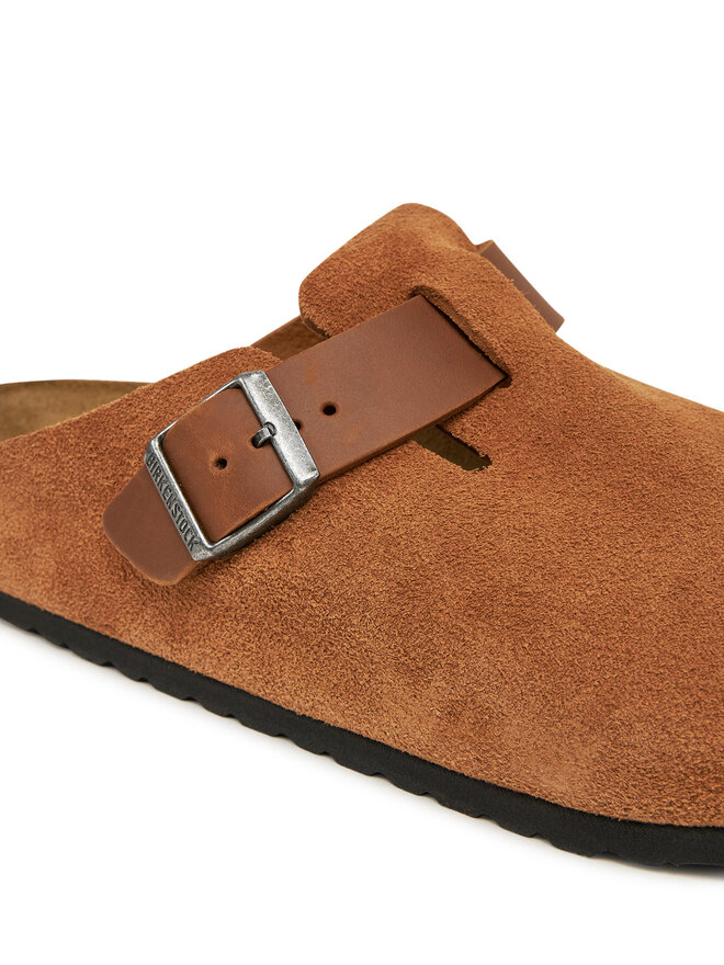 Birkenstock Ciabatte Birkenstock Boston zamsz 1029185 Marrone
