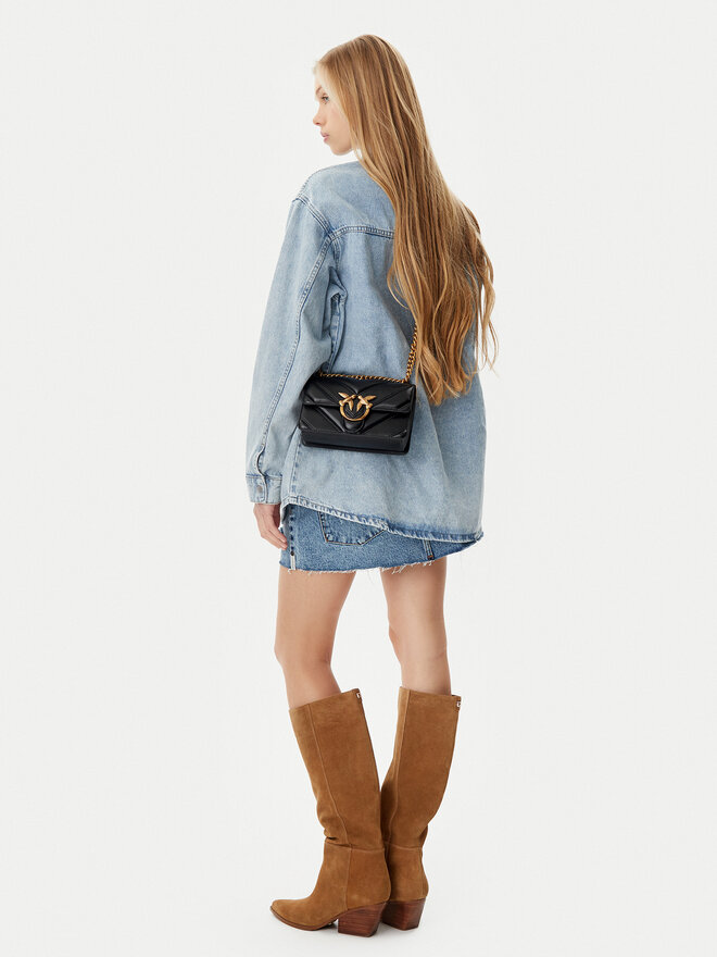 PINKO Torebka PINKO Love One Mini Light 104550 A26Z Czarny