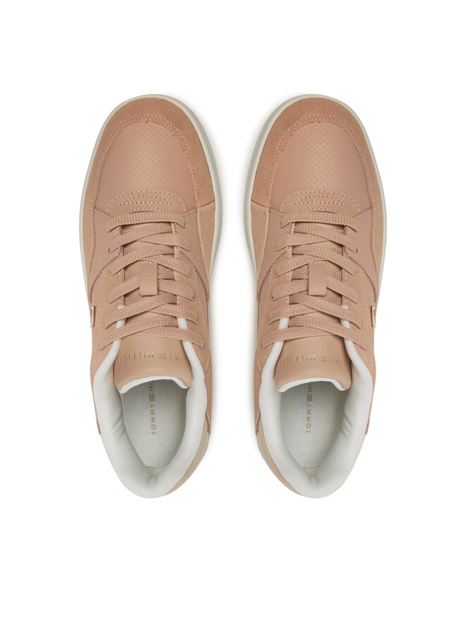 Tommy Hilfiger Sneakersy Tommy Hilfiger Essent Basket FW0FW08615 Różowy