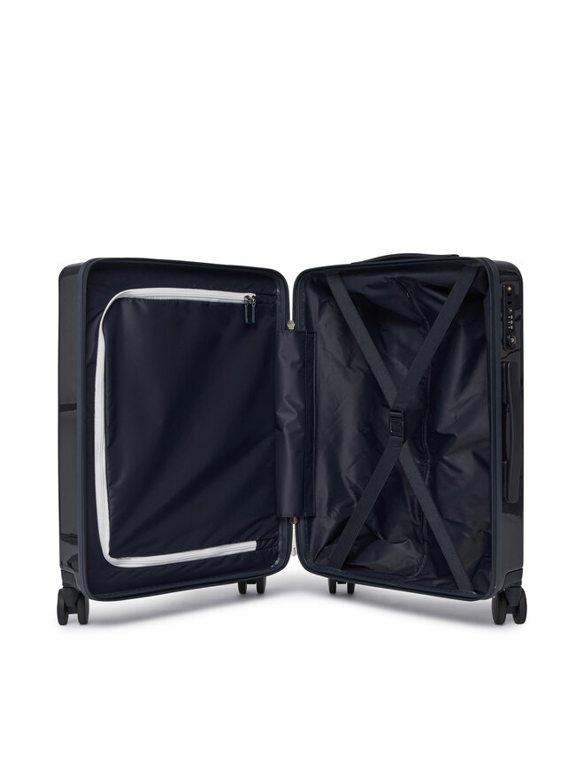 Tommy Hilfiger Valiză de cabină Tommy Hilfiger AW0AW17829 Bleumarin