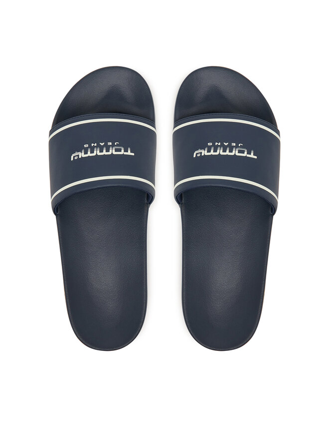Tommy Jeans Pantoletten Tommy Jeans Tjm Summer Sandal 26.2 EM0EM01723 Dunkelblau