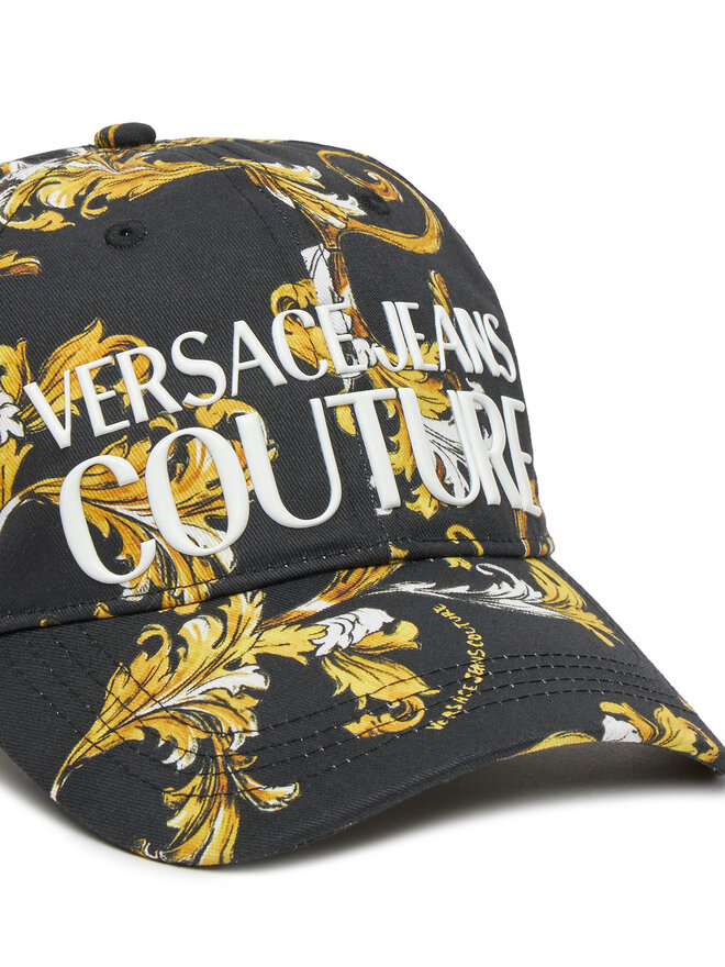 Versace Jeans Couture Шапка с козирка Versace Jeans Couture 78VAZK10 Черен