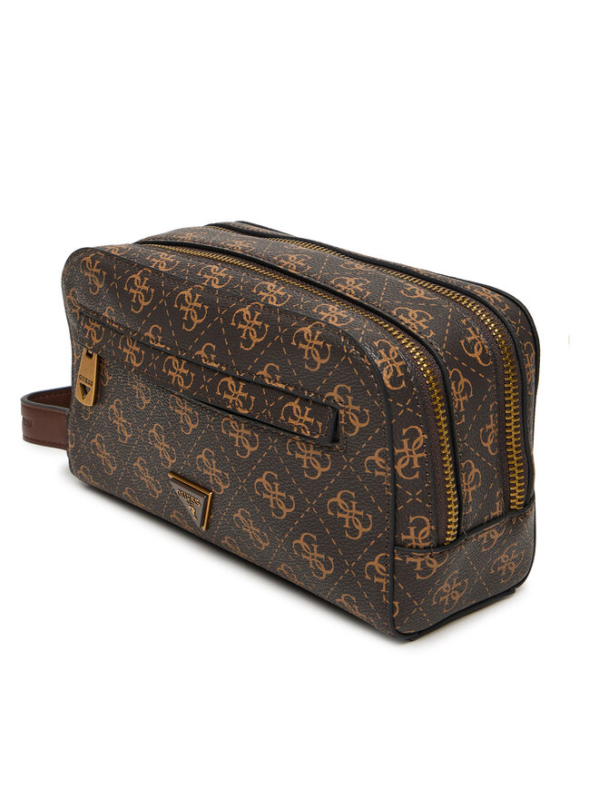 Guess Τσαντάκι καλλυντικών Guess PMMILO P5461 Καφέ