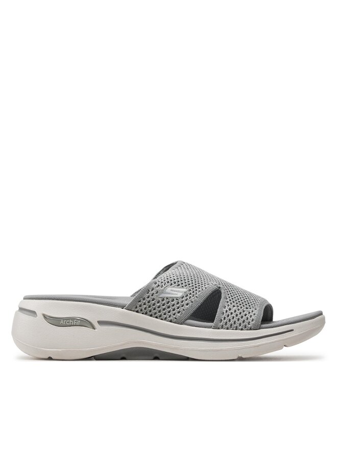 Skechers Pantoletten Skechers Go Walk Arch Fit Sandal-Joyful 140274/GRY Grau