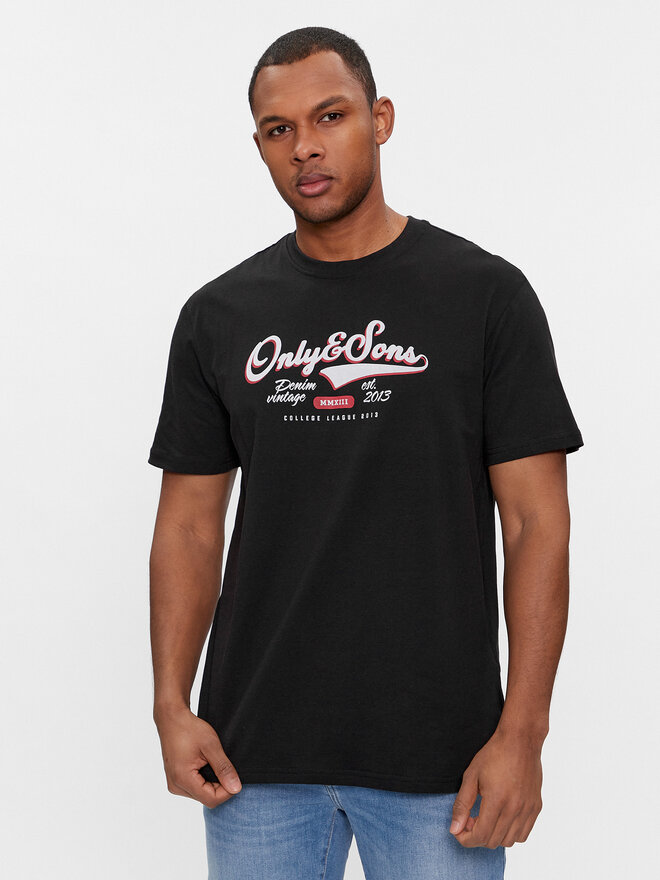Only & Sons Only & Sons T-Shirt Lenny 22028593 Μαύρο Regular Fit