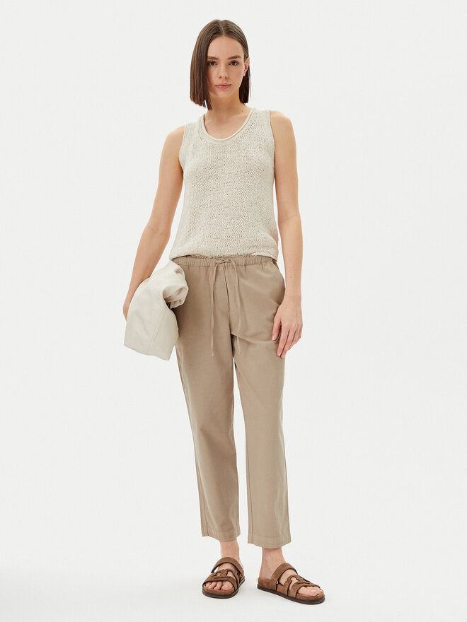 Marc O'Polo Marc O'Polo Top 503 5136 63029 Beige Slim Fit