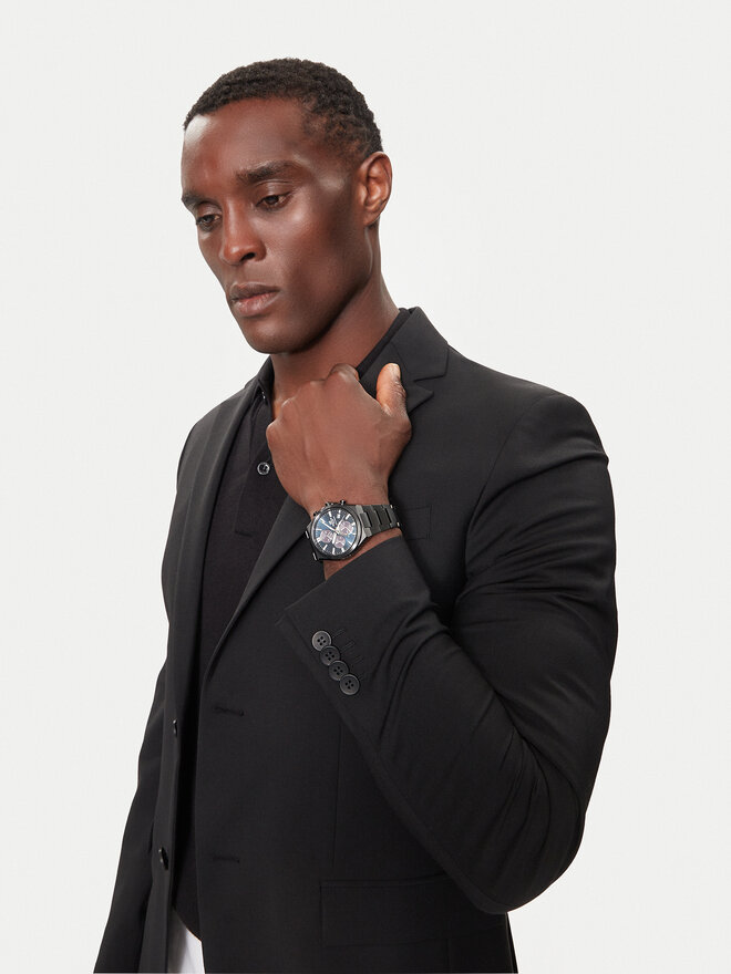 Casio Zegarek Casio Edifice Solar Powered Chronograph EFS-S630DC-2AVUEF Czarny