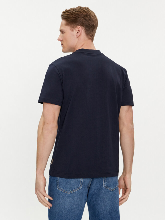Napapijri Napapijri T-Shirt Iaato NP0A4HFZ Dunkelblau Regular Fit