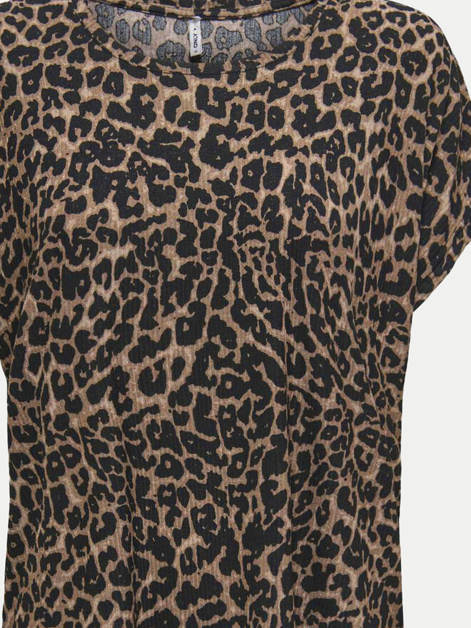 ONLY ONLY Camiseta 15344399 Marrón Regular Fit