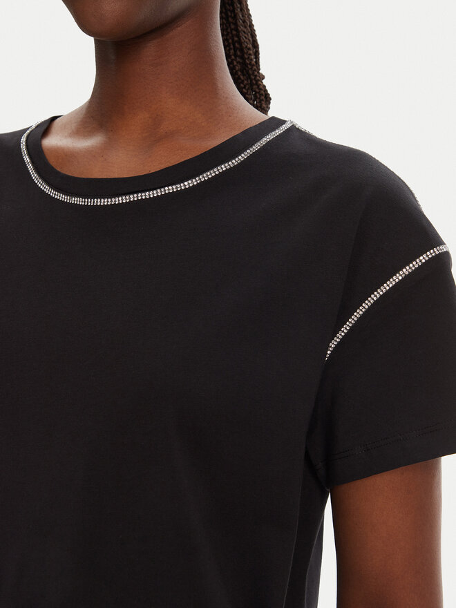 Liu Jo Liu Jo Camiseta WA5148 J4893 Negro Regular Fit