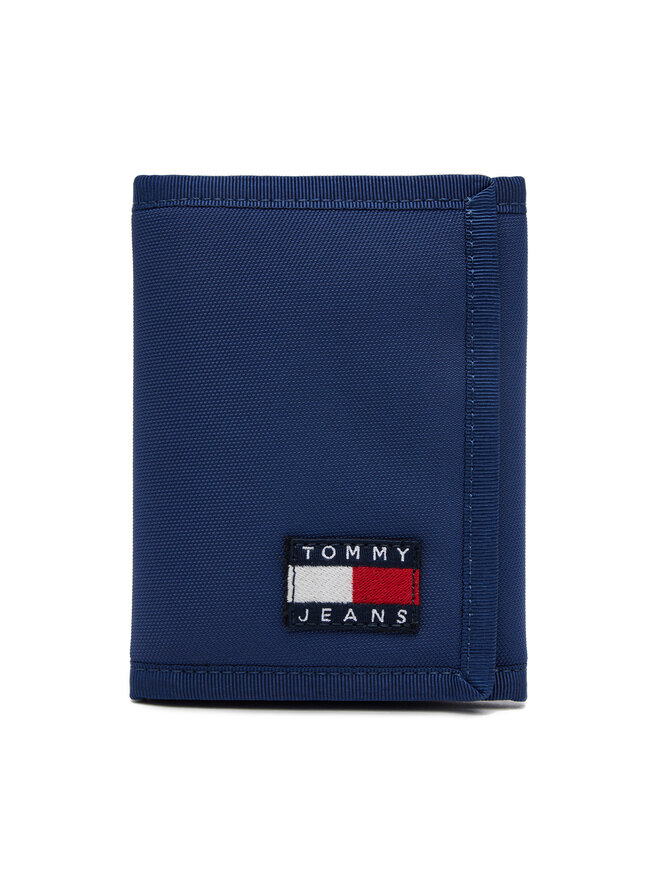 Tommy Jeans Malá pánska peňaženka Tommy Jeans Tjm Ess Daily Nylon Tri Wallet AM0AM13269 Tmavomodrá