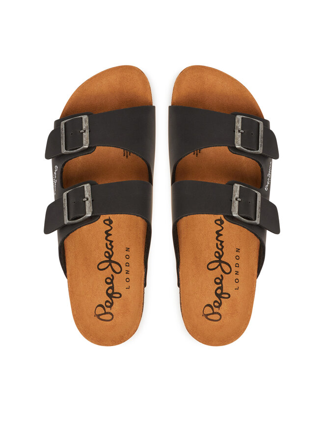 Pepe Jeans Şlapi Pepe Jeans PMS90108 Negru