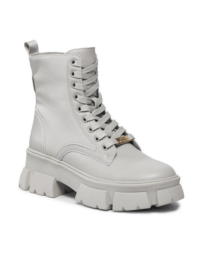 Steve Madden Schnürstiefeletten Steve Madden Tanker-H Bootie SM19000035 SM19000035-287 Écru
