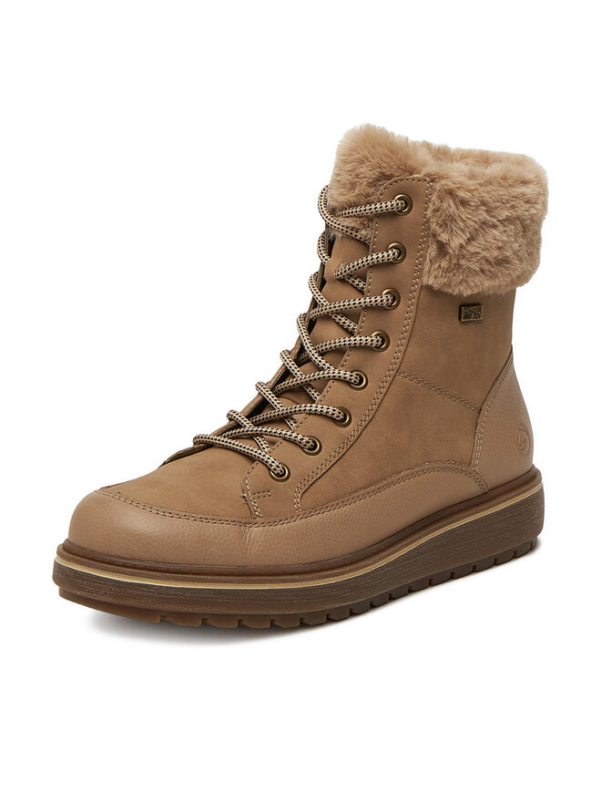 Remonte Botines planos Remonte CEO-D0U78-20 Beis