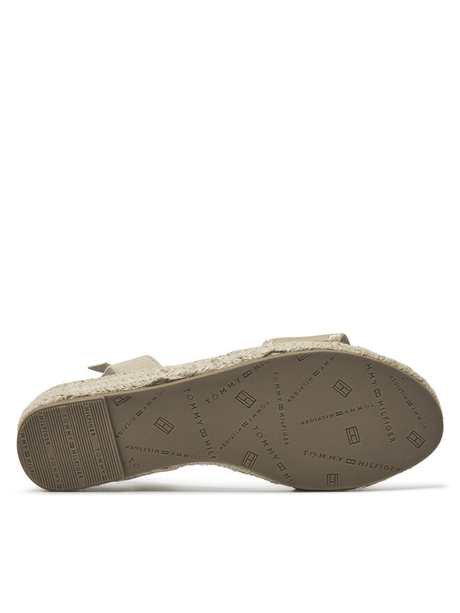 Tommy Hilfiger Espadrilky Tommy Hilfiger Rope Wedge Sandal T3A7-33287-0890 S Béžová