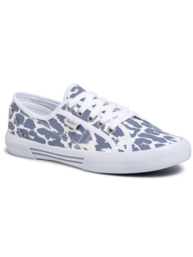 Pepe Jeans Sneakers aus Stoff Pepe Jeans Aberlady PLS30951 Weiß
