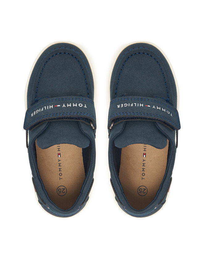 Tommy Hilfiger Halbschuhe Tommy Hilfiger Low Cut Velcro T1B4-34340-0315 M Dunkelblau