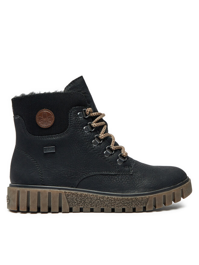 Rieker Schnürschuhe Rieker Y3433-00 Schwarz