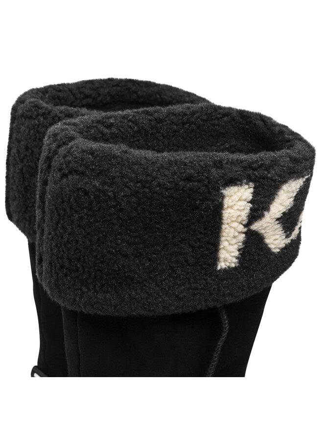 KARL LAGERFELD Čižmy KARL LAGERFELD KL44582 Čierna