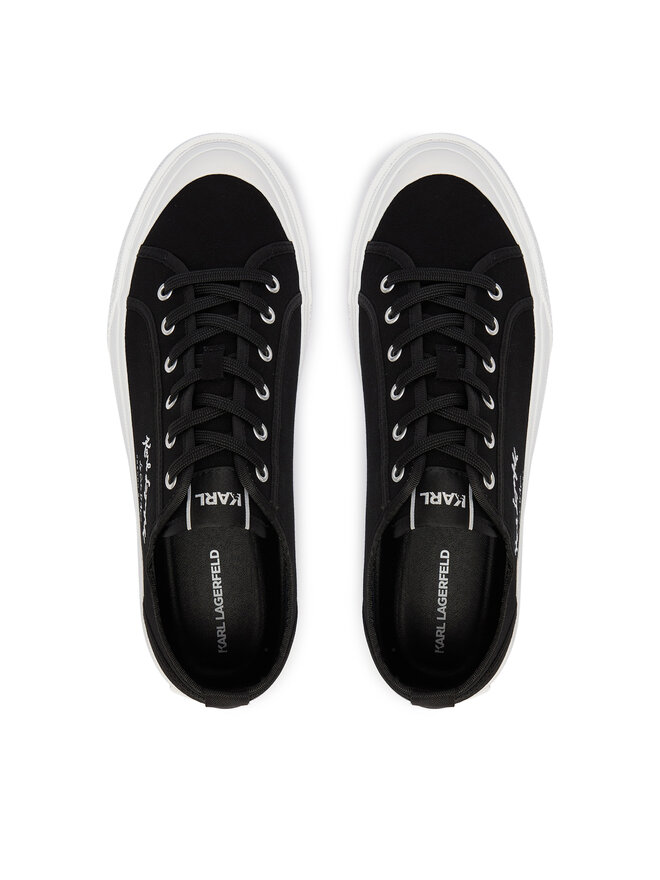 KARL LAGERFELD Sneakers aus Stoff KARL LAGERFELD Kampus Max V KL50523 Schwarz