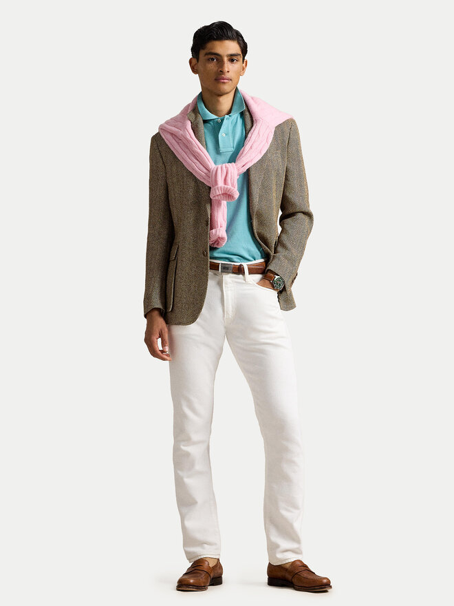 Polo Ralph Lauren Polo Ralph Lauren Поло 710536856439 Блакитний Slim Fit