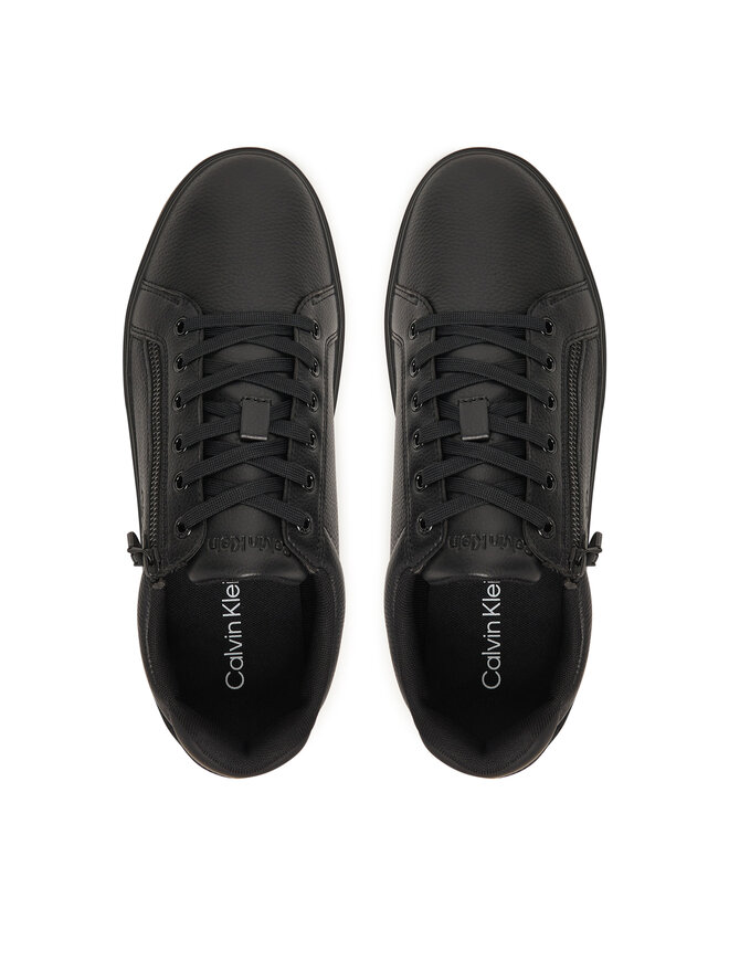 Calvin Klein Sneakers Calvin Klein Classic Cup Laceup Zip Lth YM0YM01437 Negru