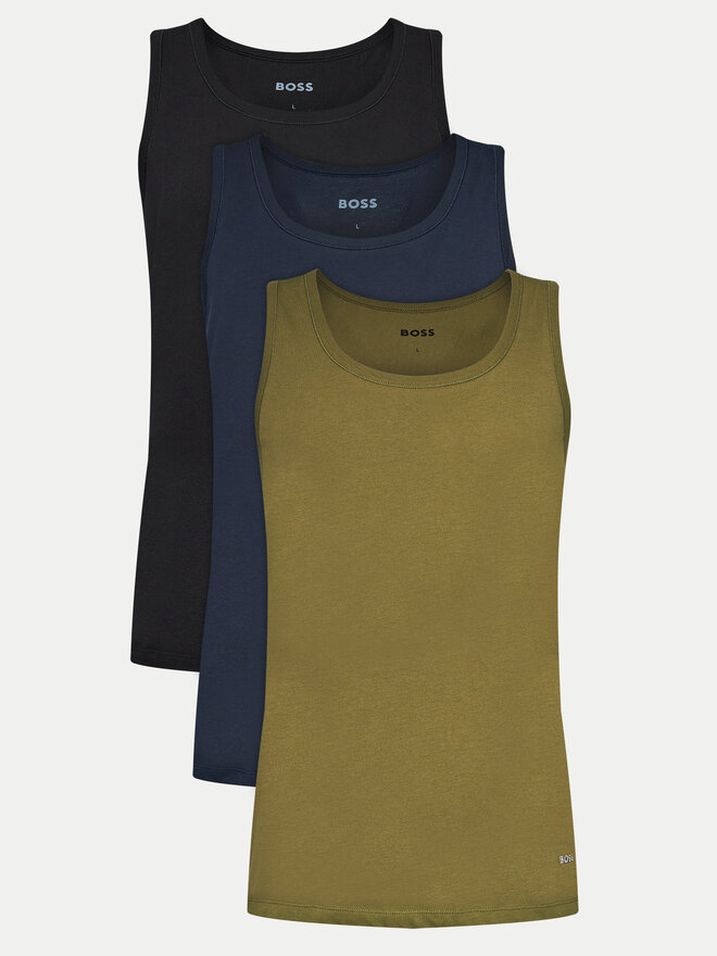 BOSS BOSS Pack de 3 camisetas de tirantes 50517863 De color Regular Fit