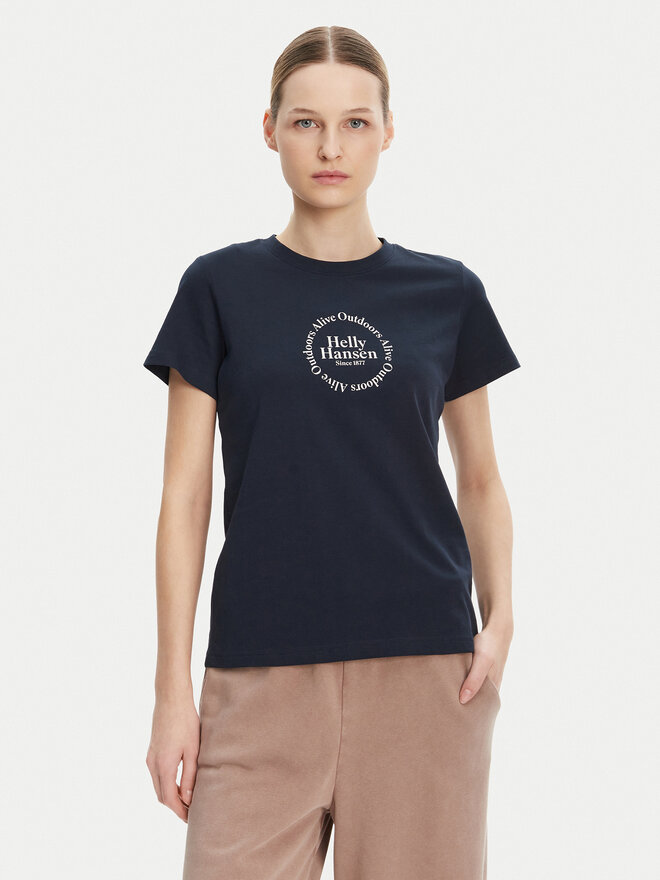 Helly Hansen Helly Hansen T-Shirt Core 54592 Dunkelblau Regular Fit