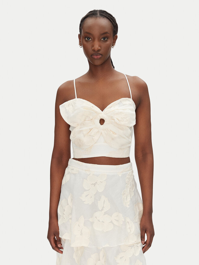 ACCESS FASHION ACCESS FASHION Top 53-2120-558 Écru Slim Fit
