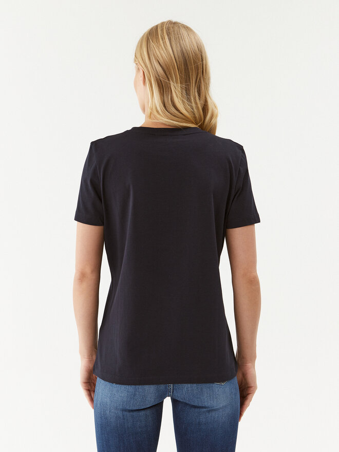 Tommy Hilfiger Tommy Hilfiger T-Shirt Heritage C-Nk WW0WW31999 Σκούρο μπλε Regular Fit