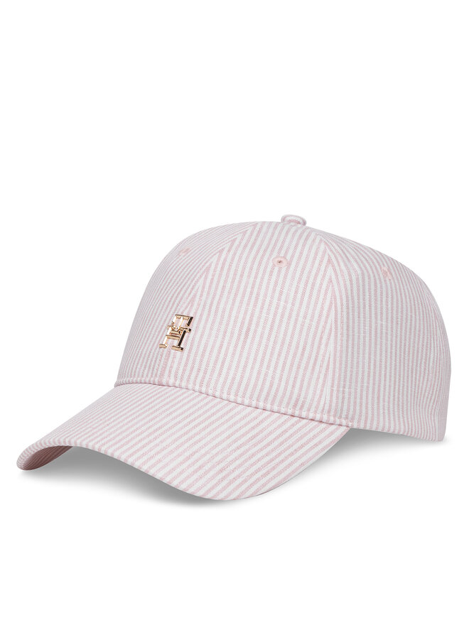 Tommy Hilfiger Καπέλο Jockey Tommy Hilfiger Premiu Beach AW0AW17141 Ροζ