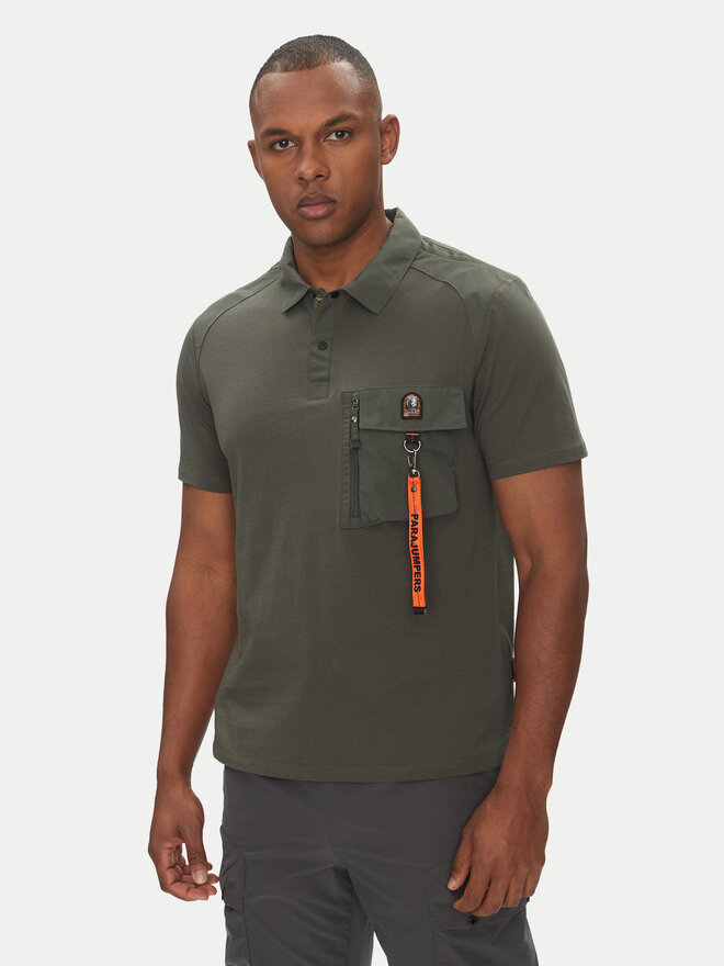 Parajumpers Parajumpers Poloshirt Rescue 25SMPMPORE10 Grün Regular Fit