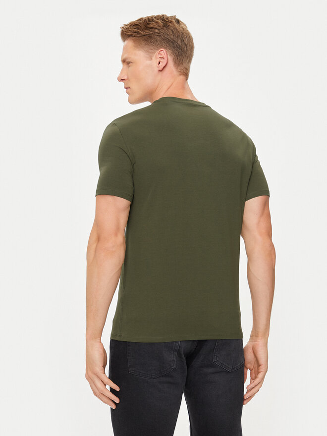 Guess Guess Marškinėliai M2YI24 J1314 Žalia Slim Fit