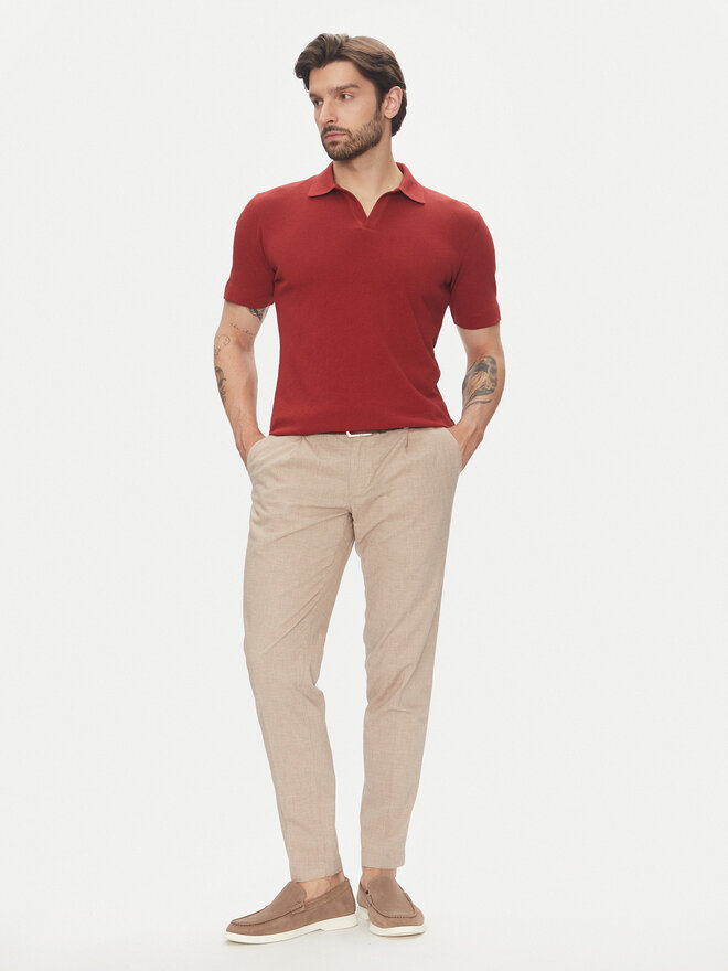 Marc O'Polo Marc O'Polo Polo marškinėliai 523 2091 53026 Raudona Regular Fit