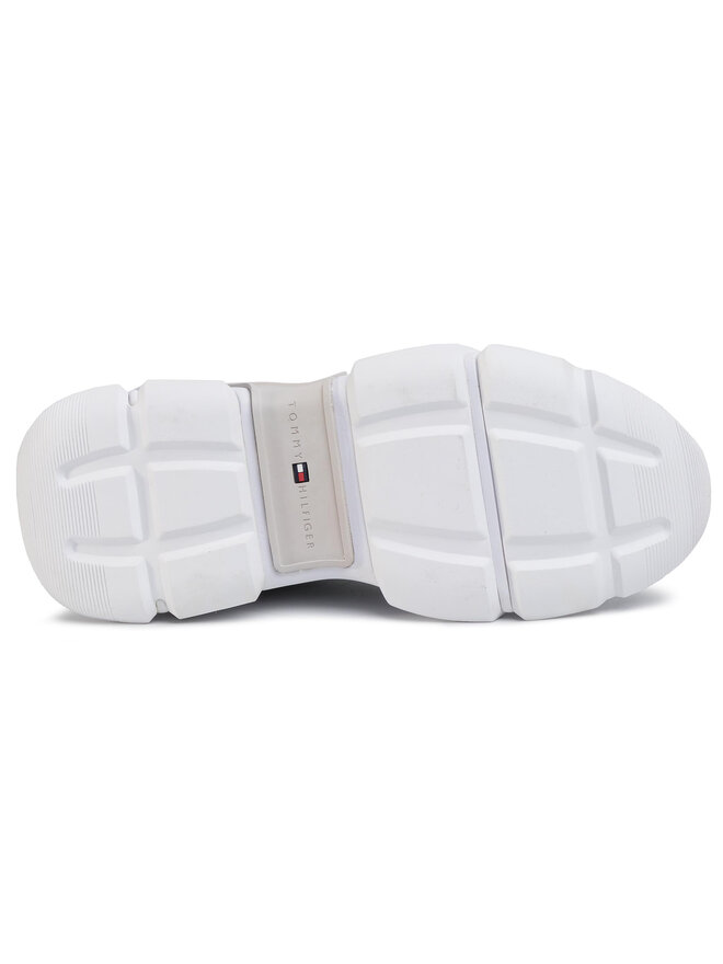Sneakers Tommy Hilfiger Chunky Lifestyle Glitter Sneaker FW0FW04694 Gris chaussures