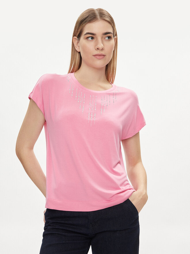 Liu Jo Liu Jo Футболка TA4194 JS360 Рожевий Regular Fit