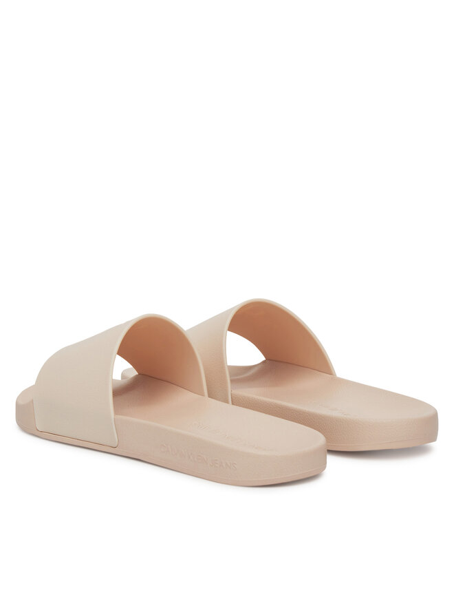 Calvin Klein Jeans Pantoletten Calvin Klein Jeans Slide Monogram Tpu YW0YW01715 Rosa