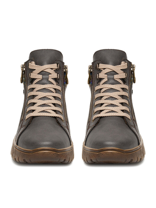 Rieker Μποτίνια Rieker N1305-45 Γκρι
