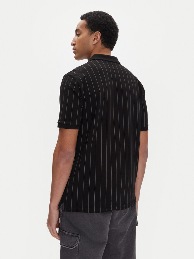 Fila Fila Poloshirt Linter FAM0923 Schwarz Regular Fit