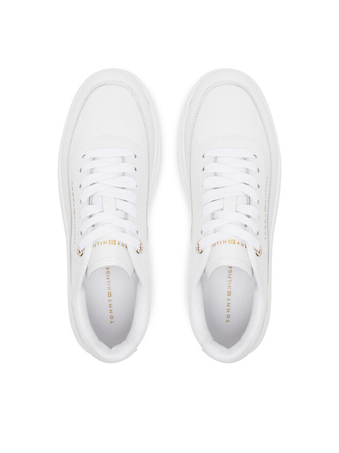 Tommy Hilfiger Sneakersy Tommy Hilfiger Modern Court Sneaker Lthr FW0FW08800 Biały