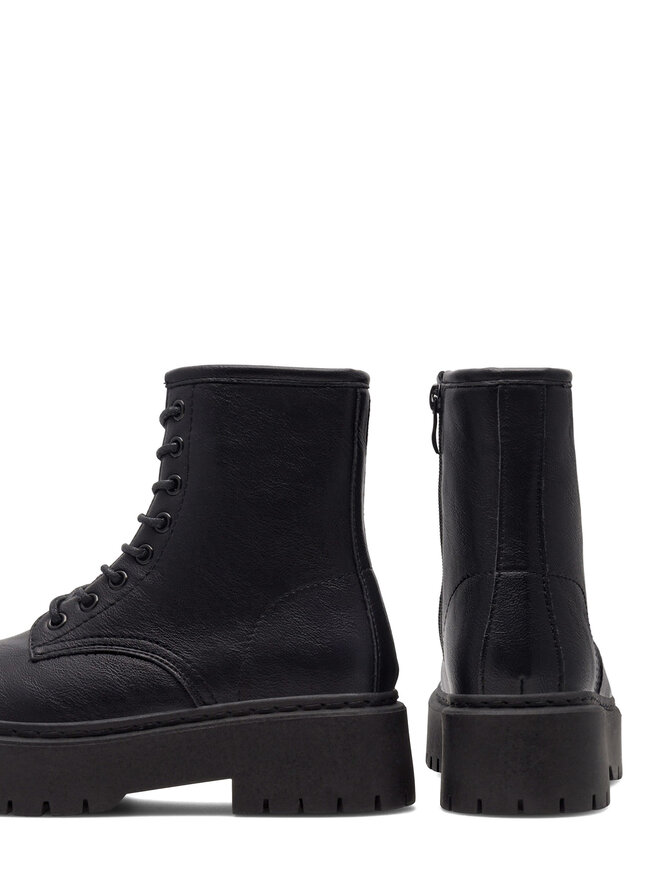 DeeZee Schnürschuhe DeeZee H120101-01 Schwarz