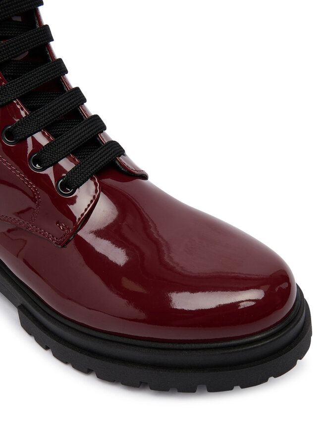 Tommy Hilfiger Schnürschuhe Tommy Hilfiger T4A5-35173-0775 S Dunkelrot