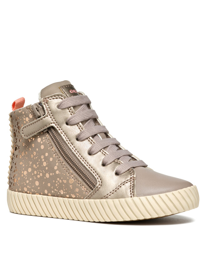 Geox Sneakersy Geox J Mirroless Girl J46MNA 0AUAJ C5005 S Beżowy