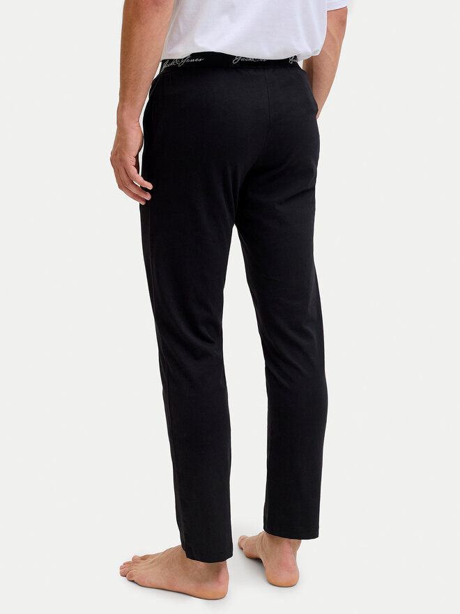Jack & Jones Jack & Jones Spodnji del pižame Clyde 12291501 Črna Regular Fit