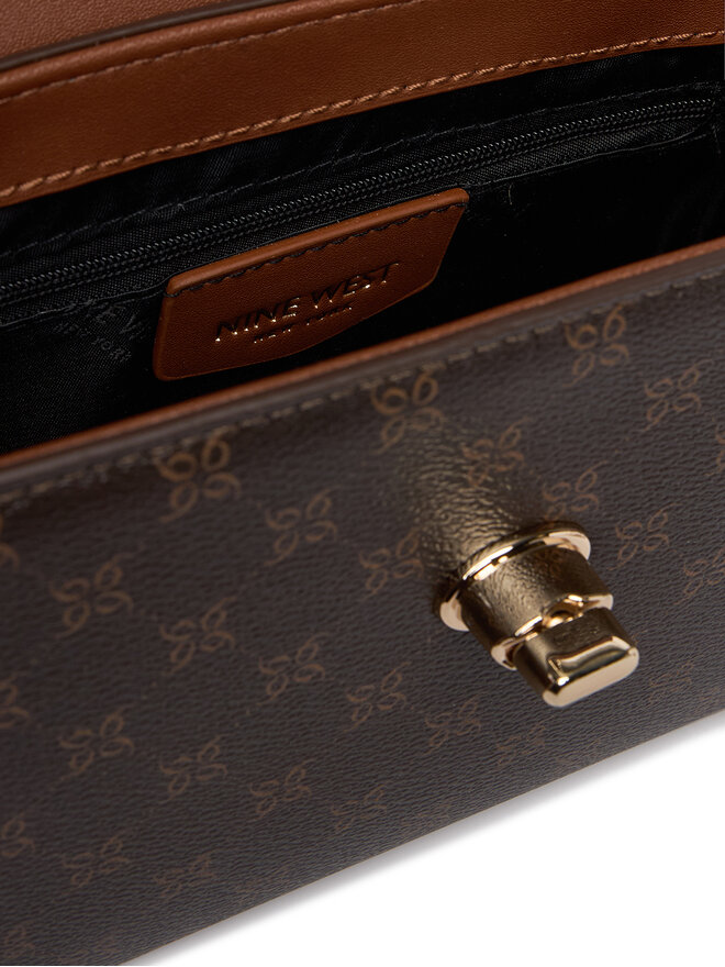Nine West Handtasche Nine West CEO-Nyxa-KY219 Braun