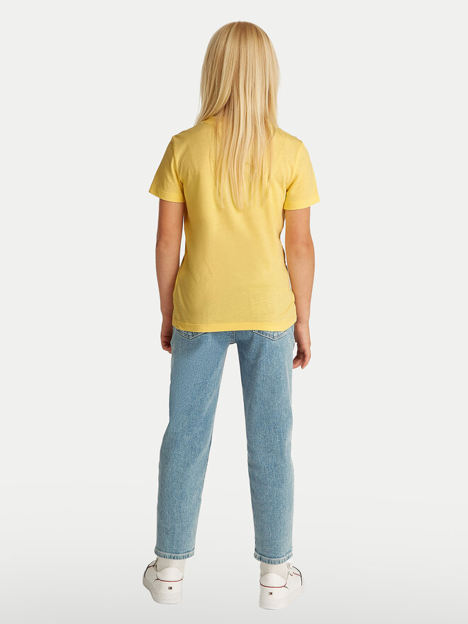 Tommy Hilfiger Tommy Hilfiger Camiseta Essential KS0KS00397 D Amarillo Regular Fit