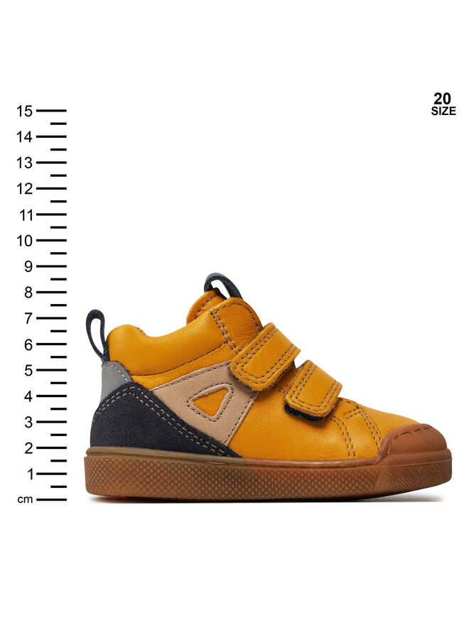 Froddo Botines planos Froddo Rosario High-Top G2110134-7 M Amarillo