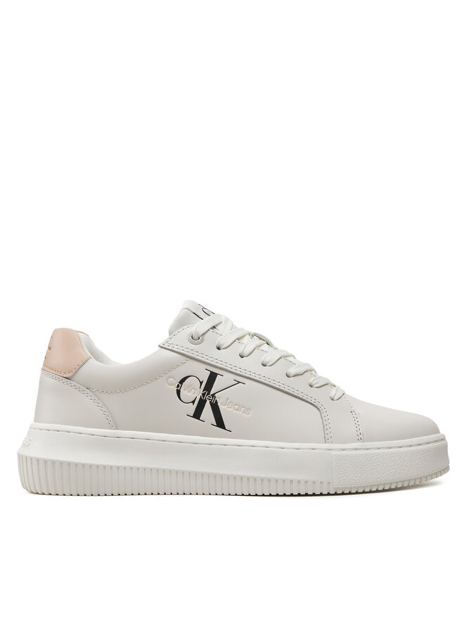 Calvin Klein Jeans Zapatillas Calvin Klein Jeans Chunky Cupsole Mono Lth Wn YW0YW00823 Blanco