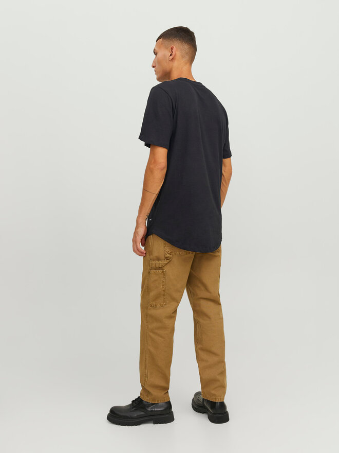 Jack&Jones Jack&Jones Marškinėliai Noa 12210945 Juoda Regular Fit